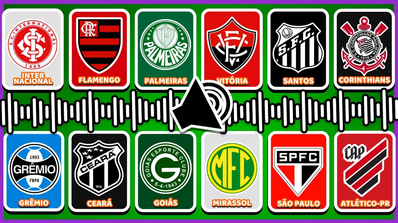 ⚽🔊 ADIVINHE O TIME DE FUTEBOL PELO HINO! 🎶 #buuquiz #quiz #futebol