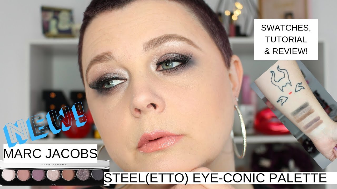 NEW MARC JACOBS STEEL(ETTO) EYE-CONIC PALETTE | Swatches, Tutorial & Review!