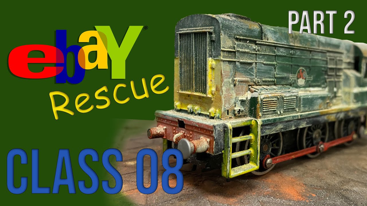eBay Rescue | Hornby Class 08 Shunter Makeover Pt2 - Model Railway