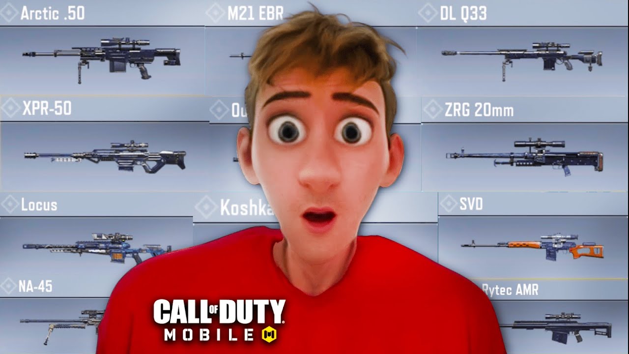 Я использовал каждого снайпера в COD Mobile 🤯