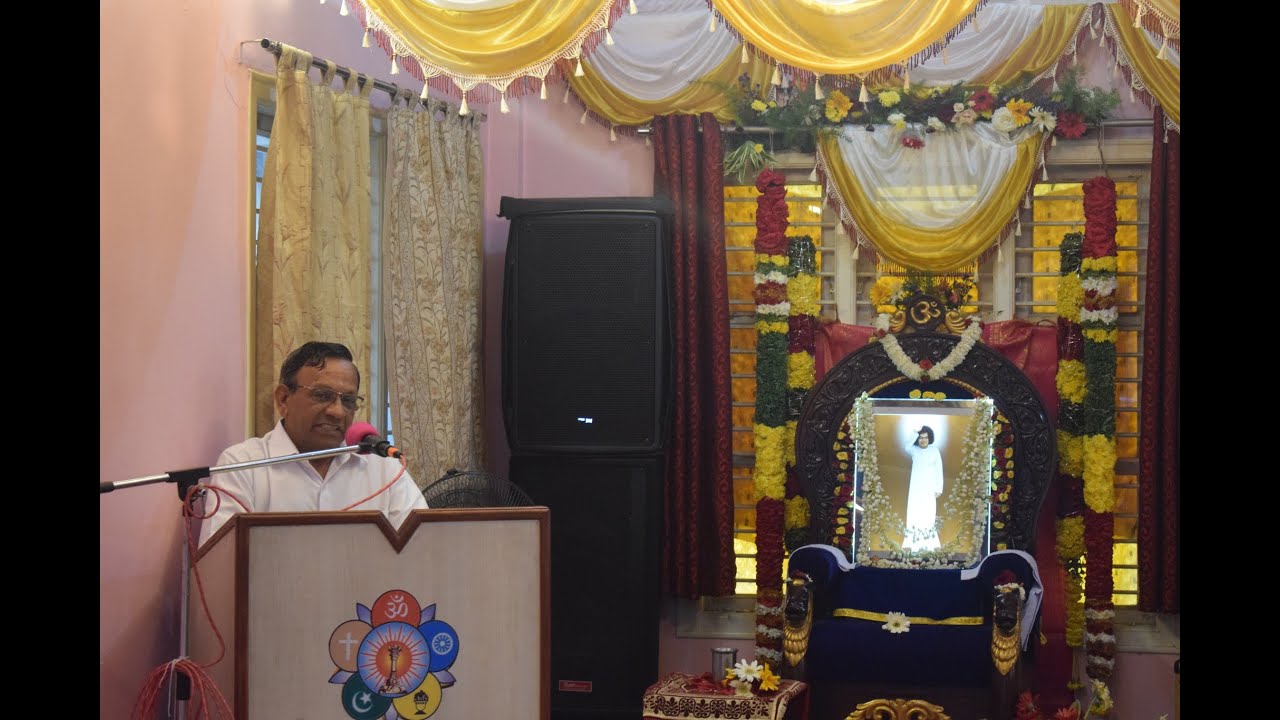 Talk by Dr. T. Ravi Kumar, Warden - SSSIHL Brindavan Campus | Sai Kuteer, Marathahalli, Bengaluru
