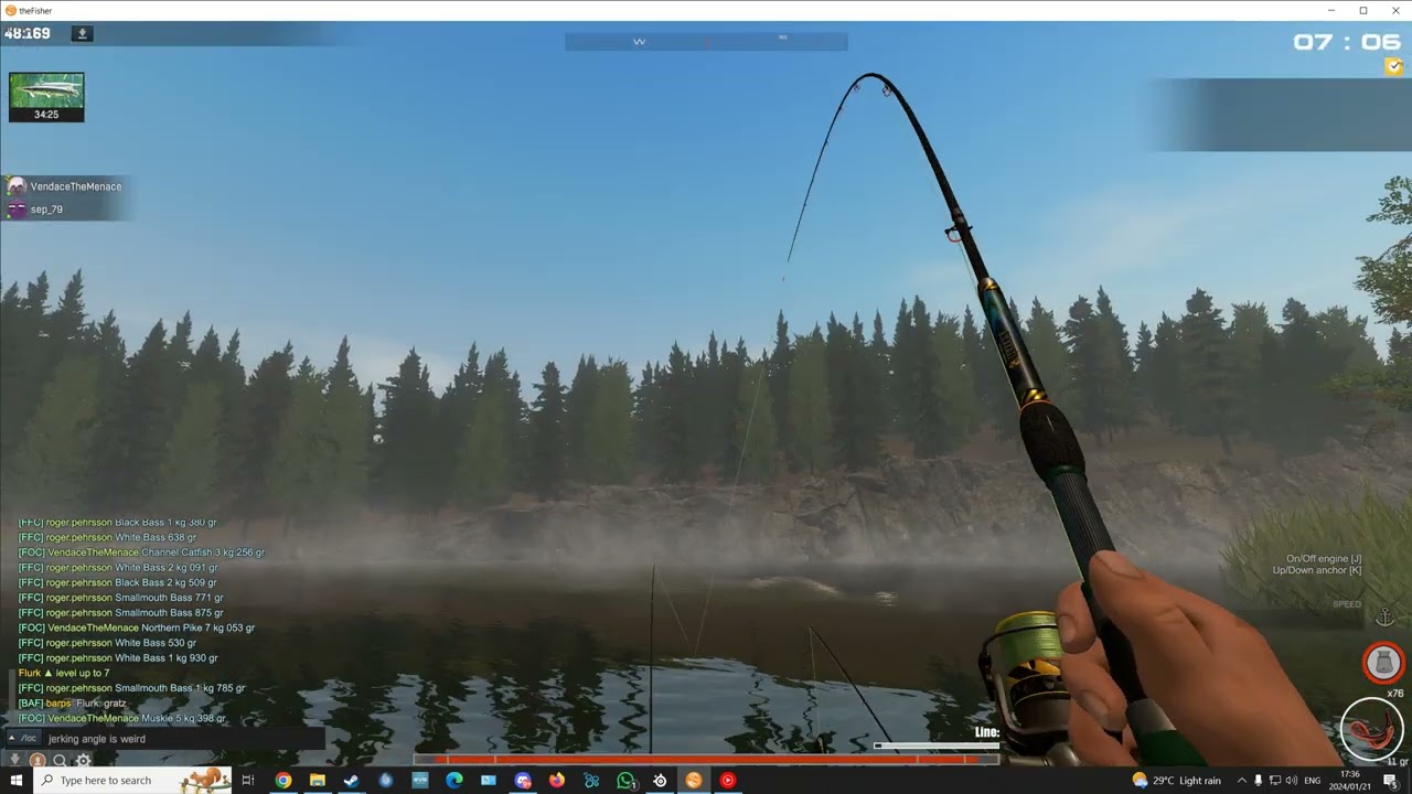 Fisher Online: USA - Catching Muskie and Channel Catfish