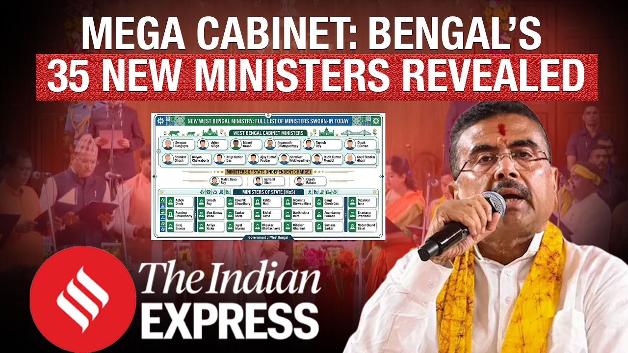 Suvendu Adhikari Unveils Massive Bengal Cabinet Expansion | West Bengal Cabinet