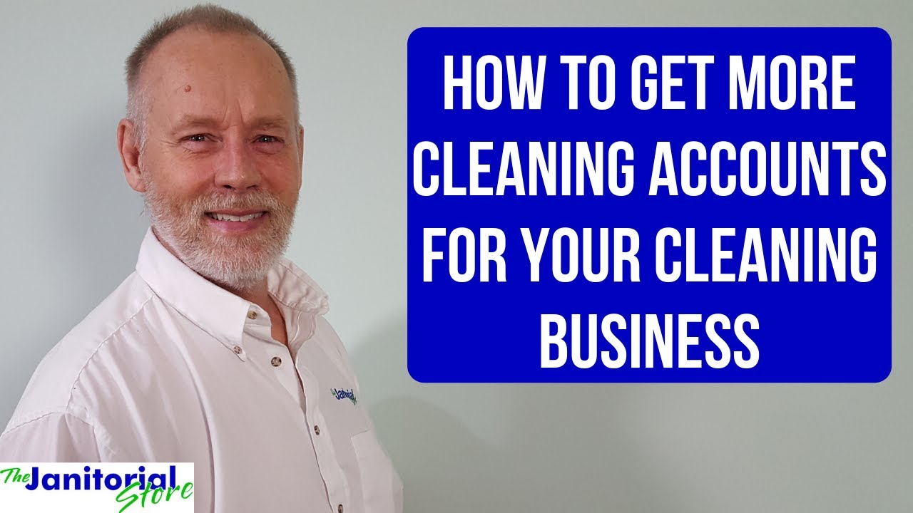 How to get cleaning accounts