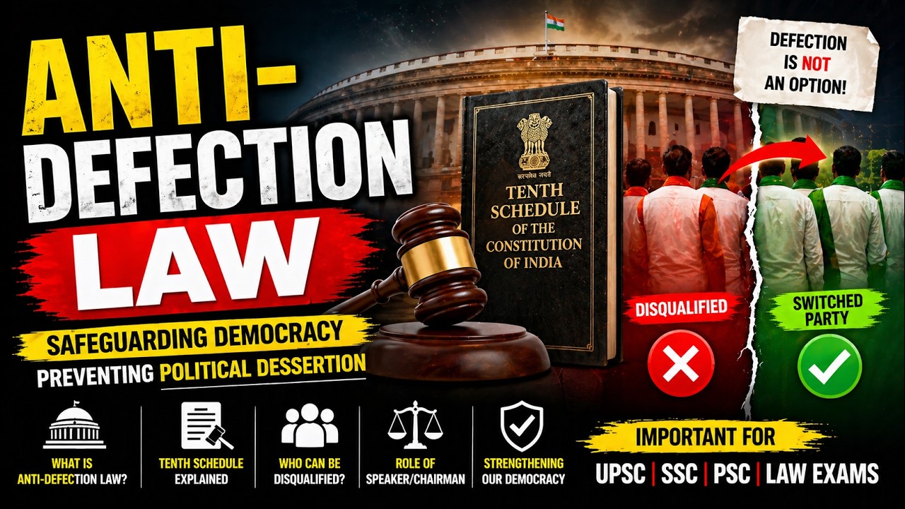 The Anti-Defection Law Explained: Tenth Schedule of the Indian Constitution