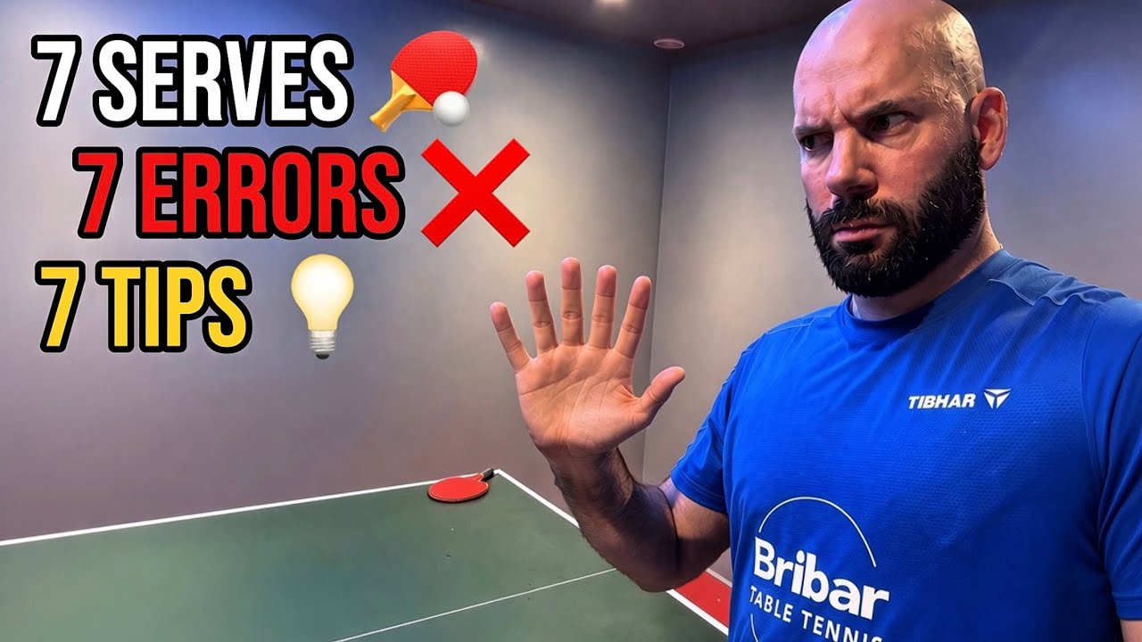 ХВАТИТ совершать эти ошибки при подаче 🛑 Улучшите свою подачу в настольном теннисе с помощью этих...