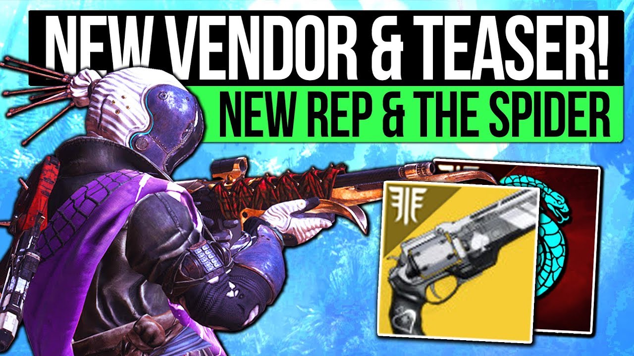 Destiny 2 News | NEW TOWER VENDOR & EXOTIC TRAILER! The Spider NPC, Gambit Bounties, Exotics & More