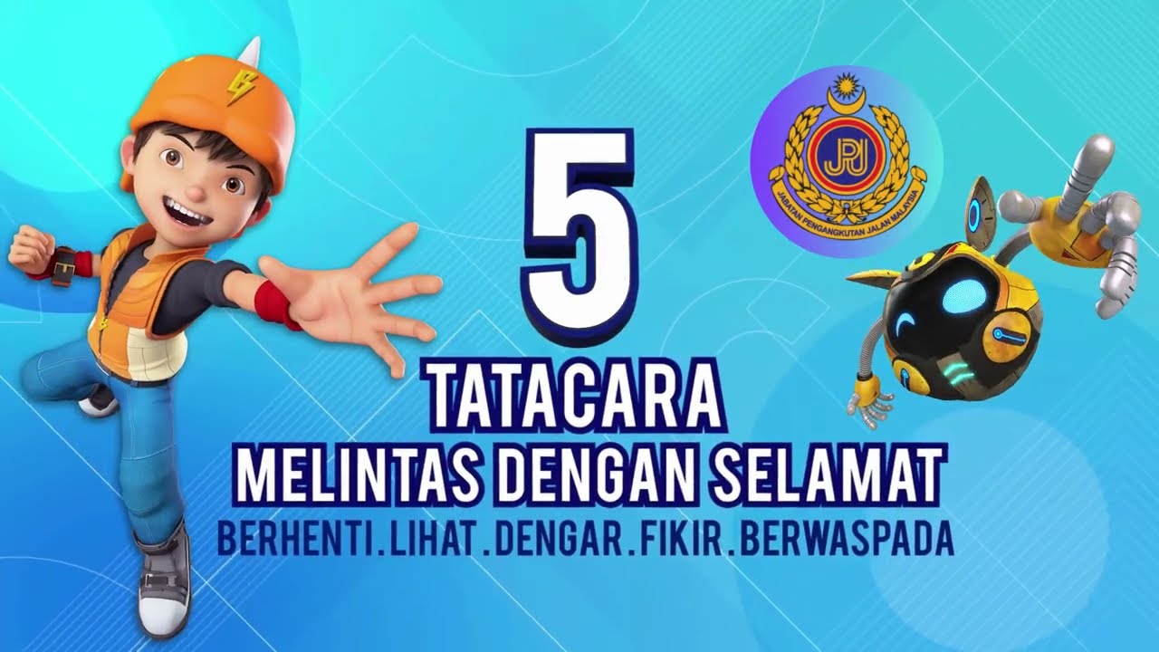 5 Tatacara Melintas Dengan Selamat | Monsta x JPJ