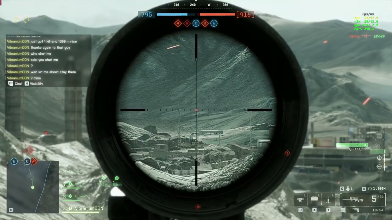 Battlefield 6 Longest sniper shot