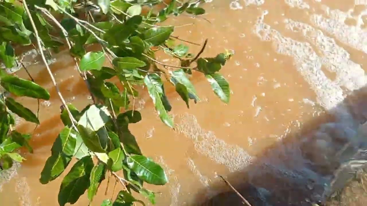 Barragem transborda no sítio boa vista Ipueira Rio Grande do Norte 