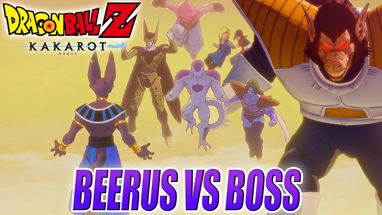 J'AFFRONTE TOUS LES BOSS DU JEU AVEC BEERUS SUR DRAGON BALL KAKAROT !!