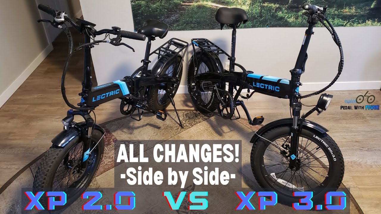 Lectric XP 2.0 vs 3.0 - What's the DIFFERENCE? SIDE-by-SIDE comparison!
