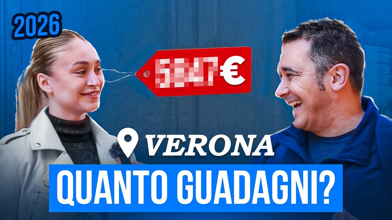 Quanto GUADAGNANO gli ITALIANI nel 2026| VERONA