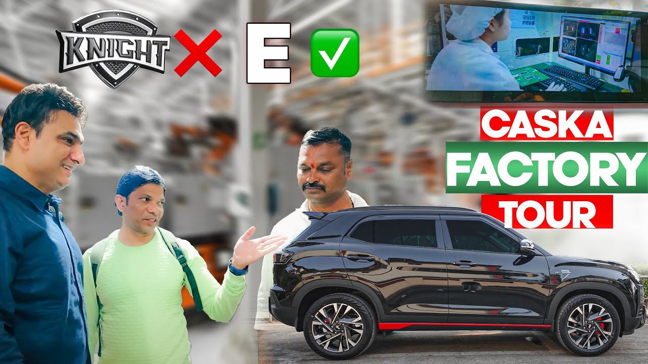 WHY THIS CRETA CUSTOMER CHOSE E BASE MODEL OVER KNIGHT EDITION🔥 | CASKA FACTORY TOUR | 📞7977493577