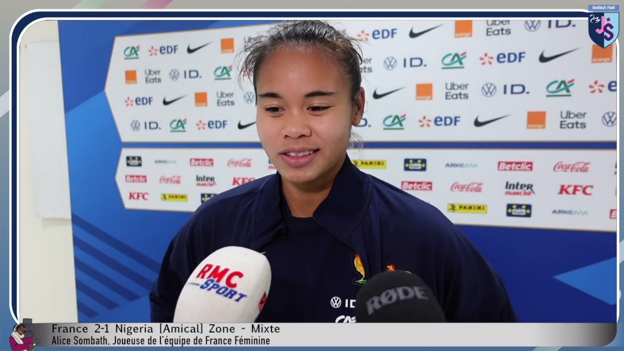 ⚽ France 2-1 Nigeria [Amical F&eacute;minin] &laquo;&nbsp;Le groupe vit bien&nbsp;&raquo; (Alice Sombath)