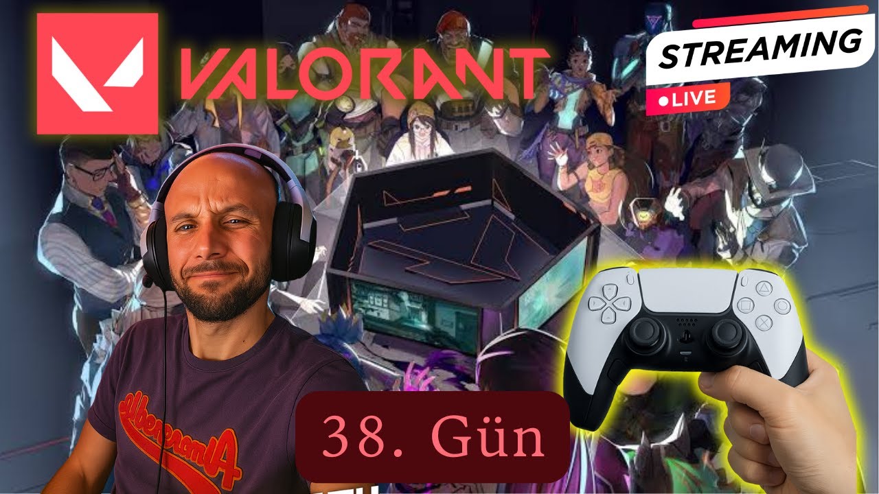 🎯 2 Kız 1 GamerBaba! Valorant’ta Rank Yolculuğu | 38. Gün Canlı Yayın
