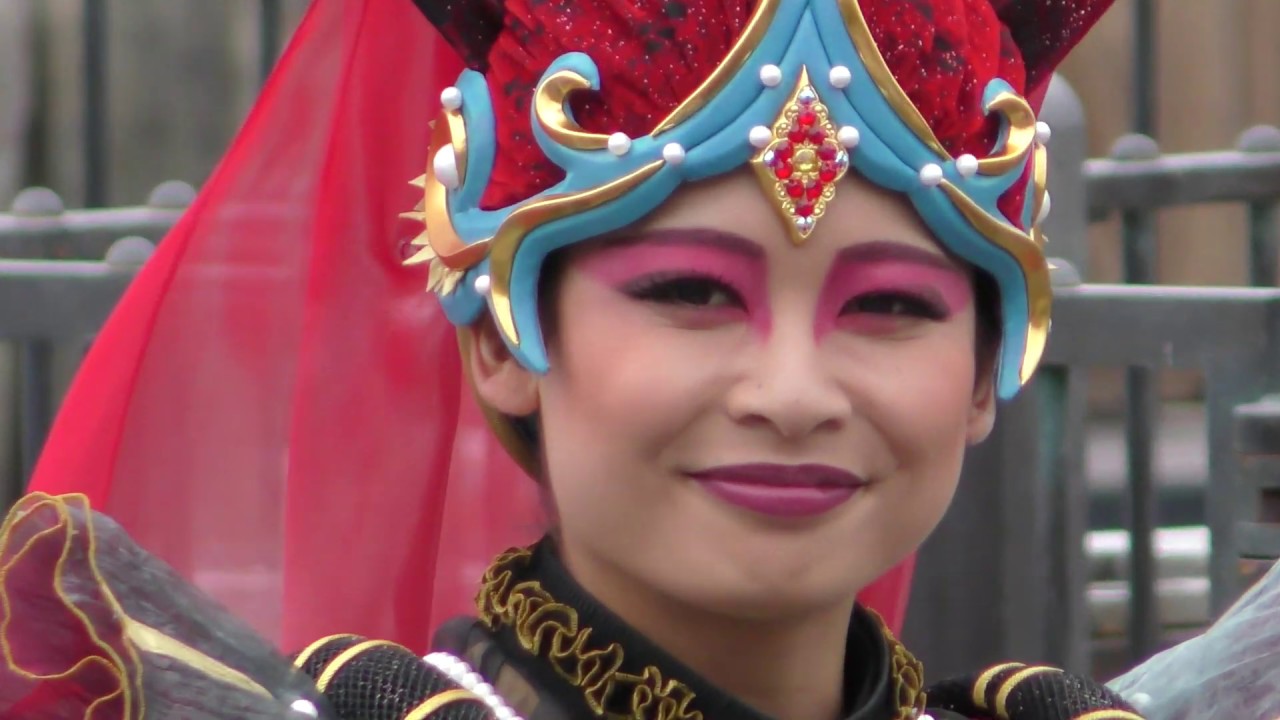 TDS フェスティバル・オブ・ミスティーク 2019.9.14 （ザンビ前。でも神参拝！）ミスティークの美しき赤姫たち＾＾！　 キキちゃん似ダさん！そのパーフェクトな舞、まるで劇団四季状態！