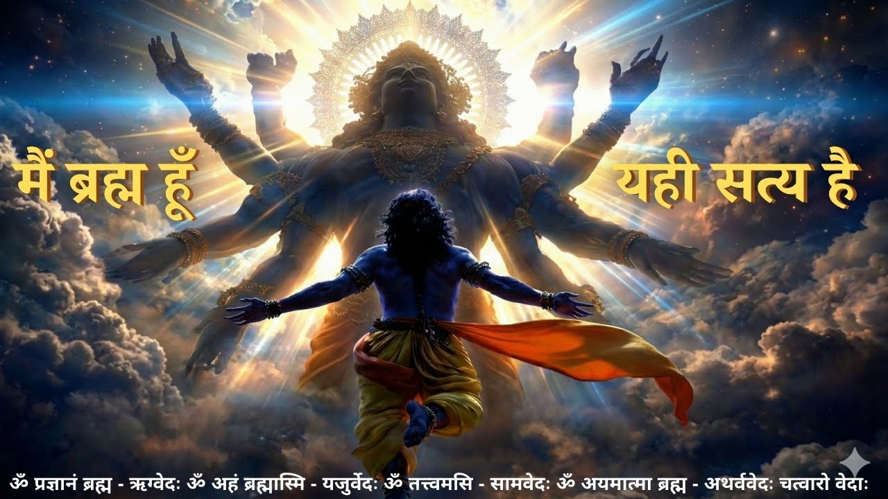 चेतना ही ब्रह्म है - मैं ही ब्रह्म हूँ | आत्मा को छूने वाली Vedantic Devotional Song #bhaktisong