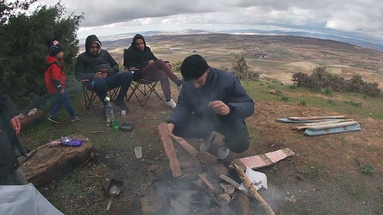في براري تيارت مع الأصدقاء الجزء الثاني #تيارت#camping