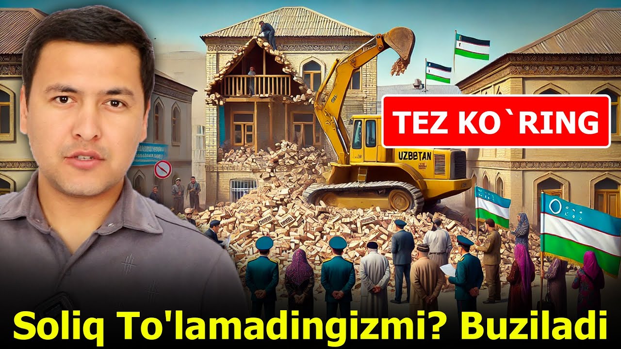 UYINGIZNI XUJJATI BORMI? O'zboshimchalik Bilan Qurilgan Uylar Buziladimi?