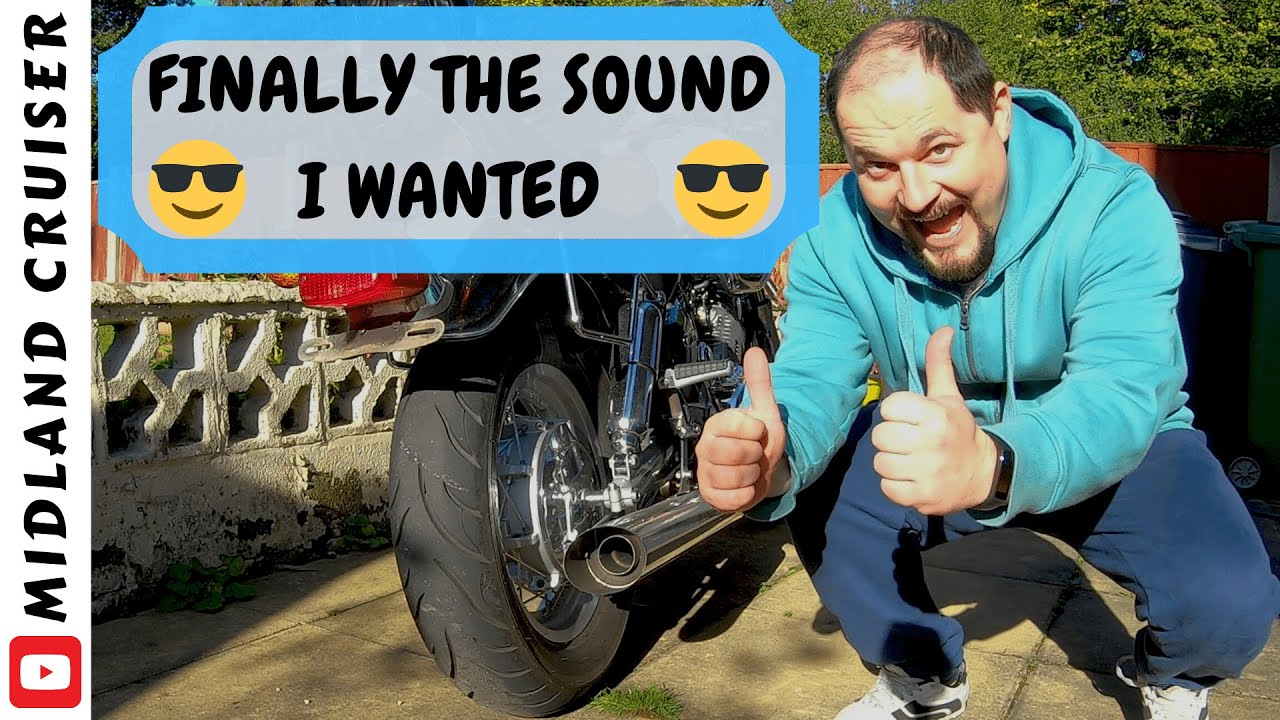 YAMAHA VIRAGO 1100 CUSTOM EXHAUST | Потрясающий глубокий звук выхлопа | Полностью изготовленный н...