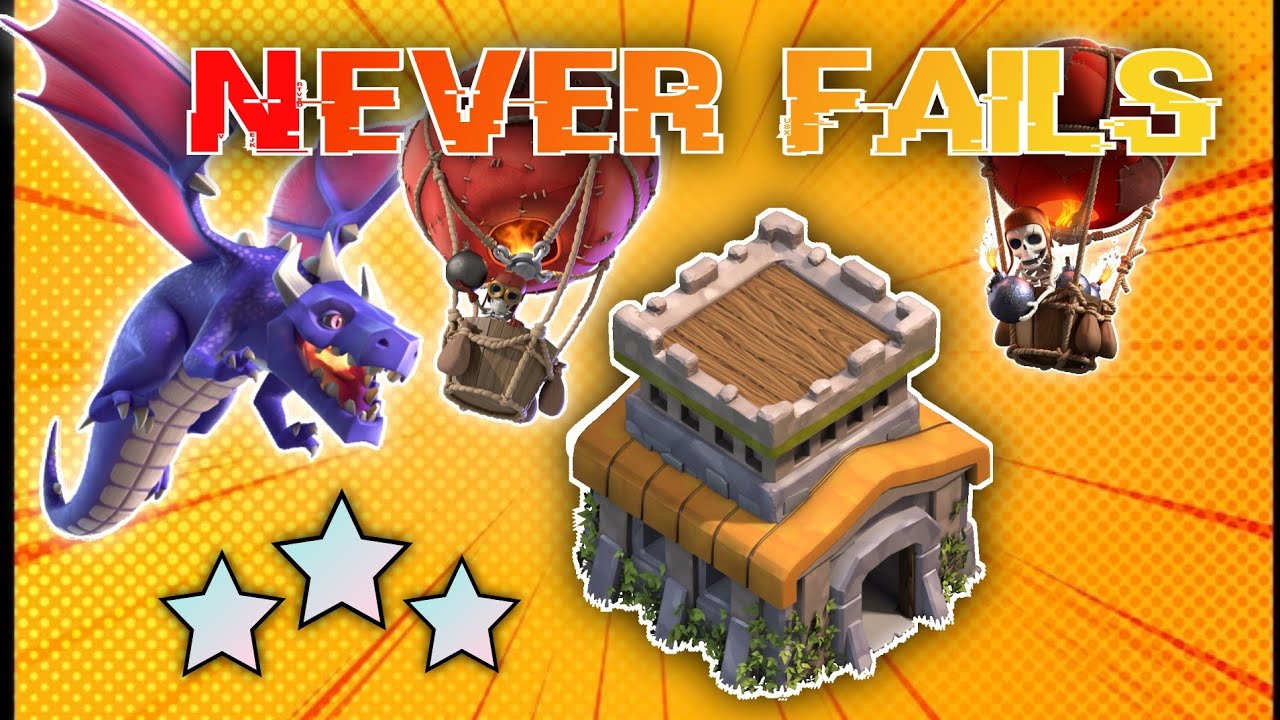 Best TH8 Dragon Attack Strategy |CLASH OF CLANS|