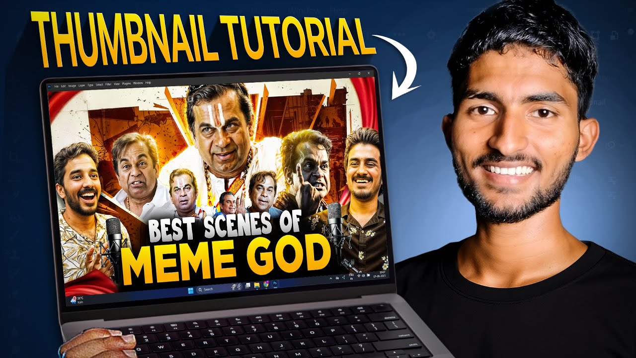Легко освойте миниатюры YouTube | Пошаговое руководство по Photoshop