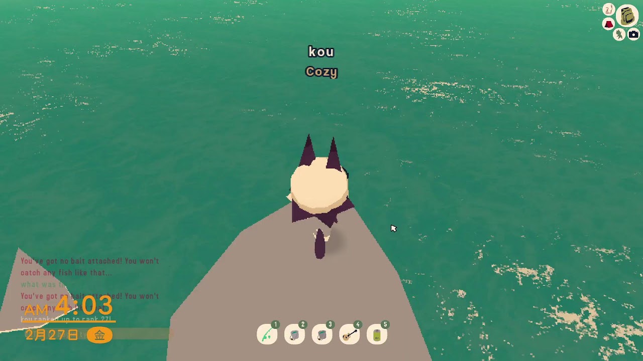 寝る前に釣り【webfishing】