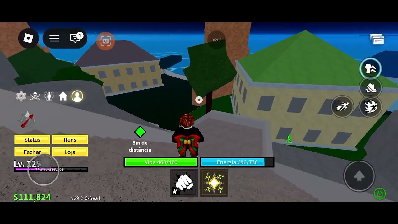 Eu melhorei demais no blox fruits