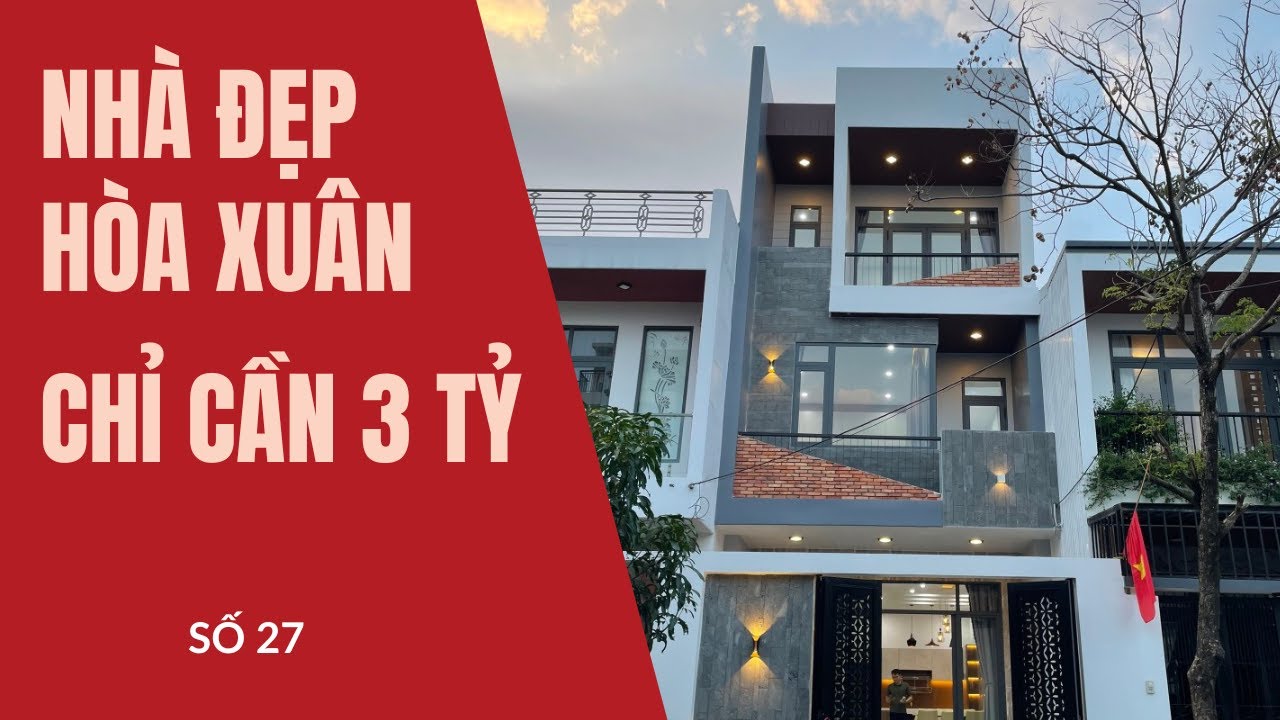 Nhà phố Hòa Xuân Đà Nẵng | Bán nhà 3 tầng khu Thanh Lương Hòa Xuân