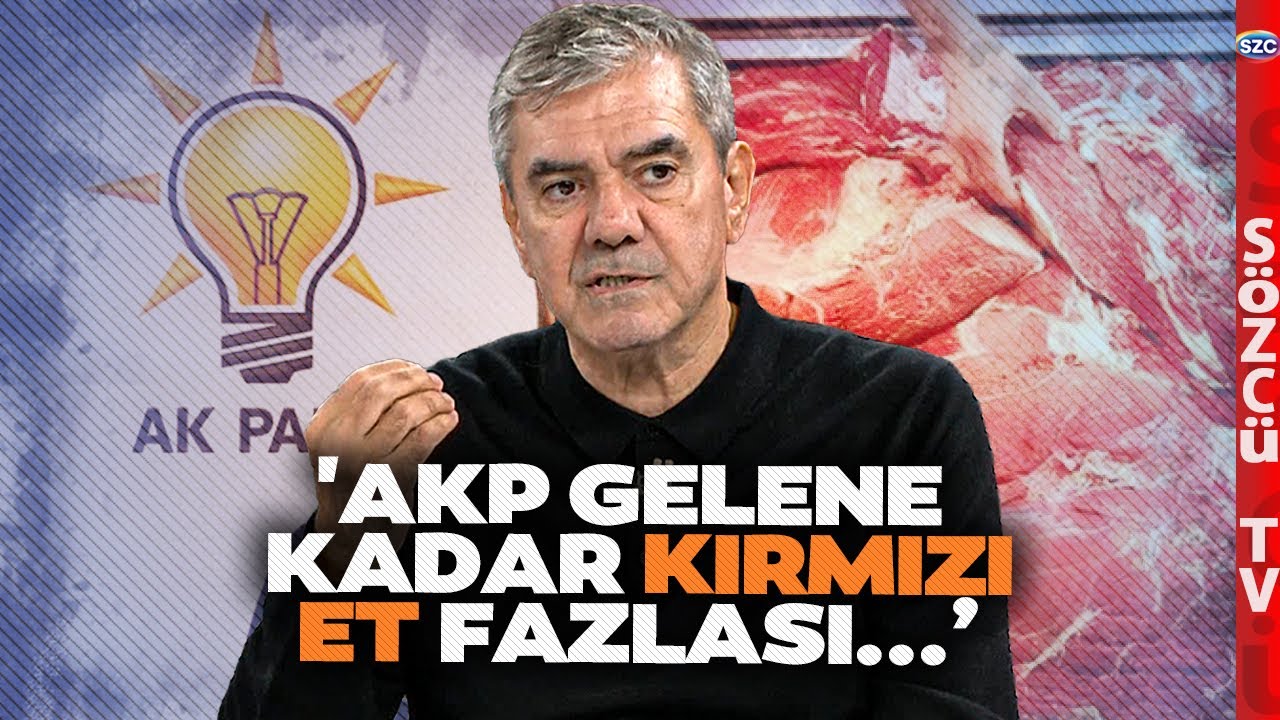 'AKP Gelene Kadar Kırmızı Et Fazlası Vardı' Yılmaz Özdil Et İthalatı Planına Sert Çıktı