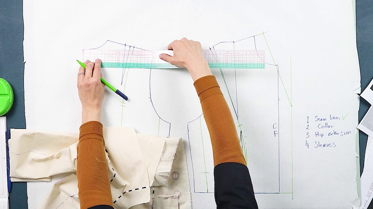 Christian Dior Bar Suit | Flat Pattern Cutting Tutorial | part 3