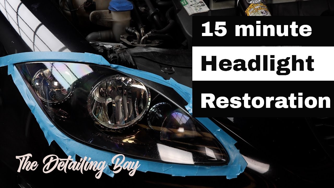 15 Minute headlight restoration