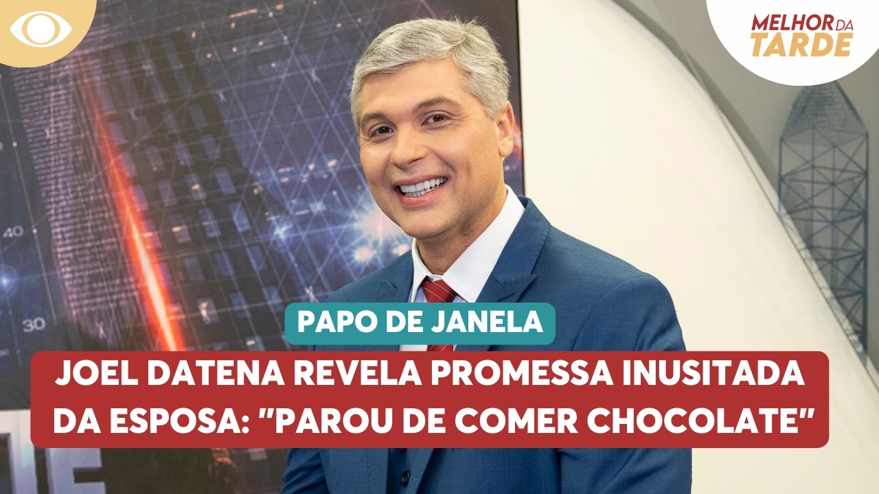 Joel Datena revela promessa inusitada de esposa: 