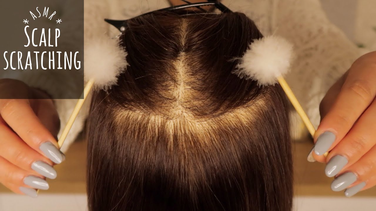 [ASMR] Scalp Scratching with Japanese Tools 