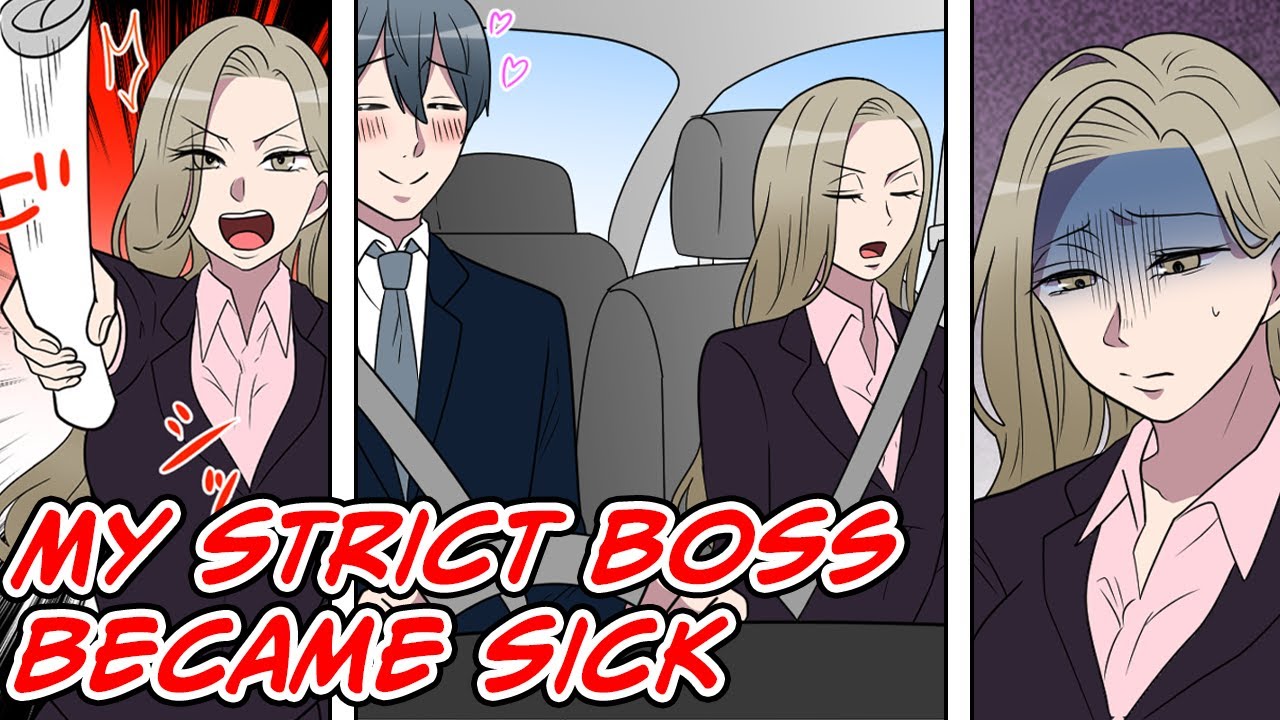 I helped my strict boss when she was on her period and she asked me out for dinner... [Manga Dub]