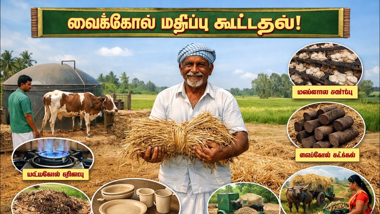 Enriching Dry Fodder With Urea யூரியா கொண்டு உலர் தீவனத்தை மேம்படுத்துவது குறைந்தசெலவில் புரத தீவனம்