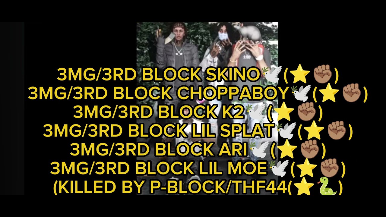 EVERYONE MENTIONED IN (WC:RP) P-BLOCK Duwopp449🔒 X THF 44 Rondo X THF LilArt49🕊️ - Slatt The Bity