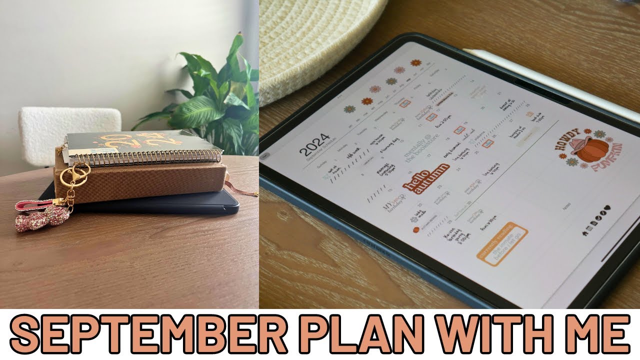 SEPTEMBER 2024 MONTHLY DIGITAL PLAN WITH ME ✍ (unusually long and chatty 🥴)