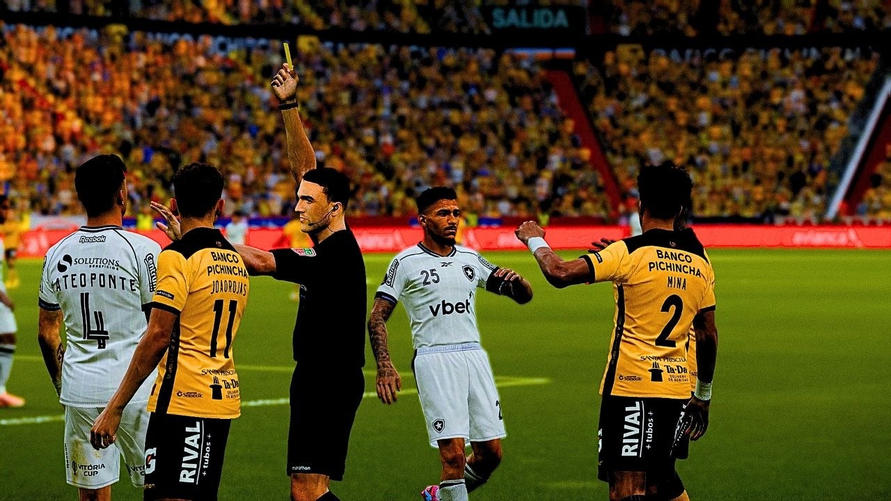 🚨 É GUERRA NA LIBERTADORES | BARCELONA DE GUAYAQUIL X BOTAFOGO | LIBERTADORES 2026 | PES 2021