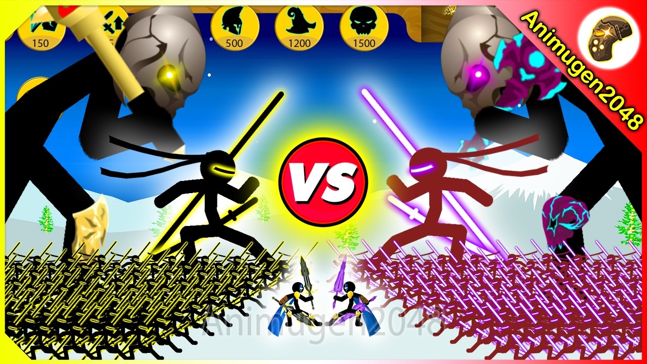 GOLDEN vs VAMPIRE! SHADOWRATH LEADERS vs MEGA FINAL BOSSES! | Stick War Legacy | Animugen2048