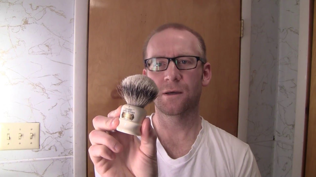 Gibbs Safety Razor and Simpson Chubby 1 Super Badger Brush Wet Shaving