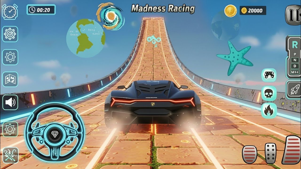 Car Stunt Master – Epic Long Gameplay | Impossible Mega Ramp Stunts 2025