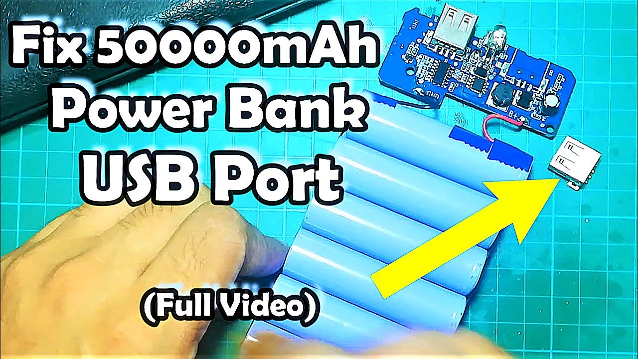 How to Troubleshoot and Fix USB Port Issues on Your 50000mAh Power Bank | Power Bank USB Port Repair