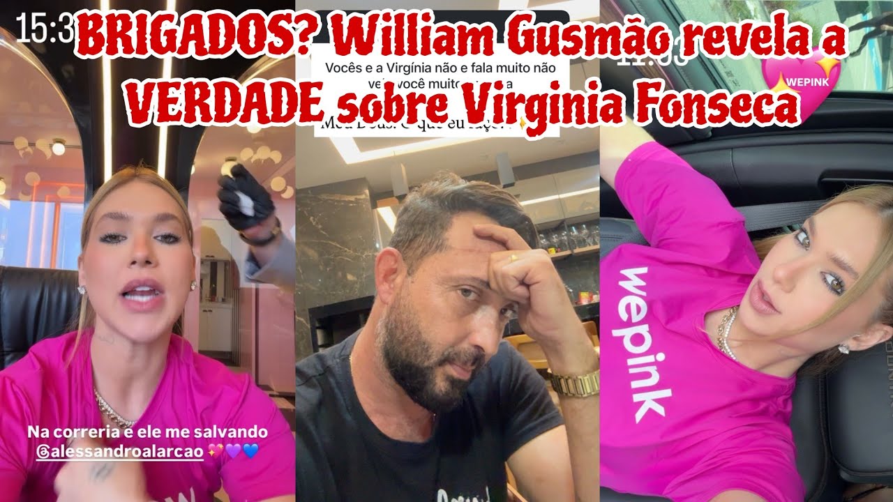 O motivo real do AFASTAMENTO entre Virginia e o irmão William Gusmão! 😱