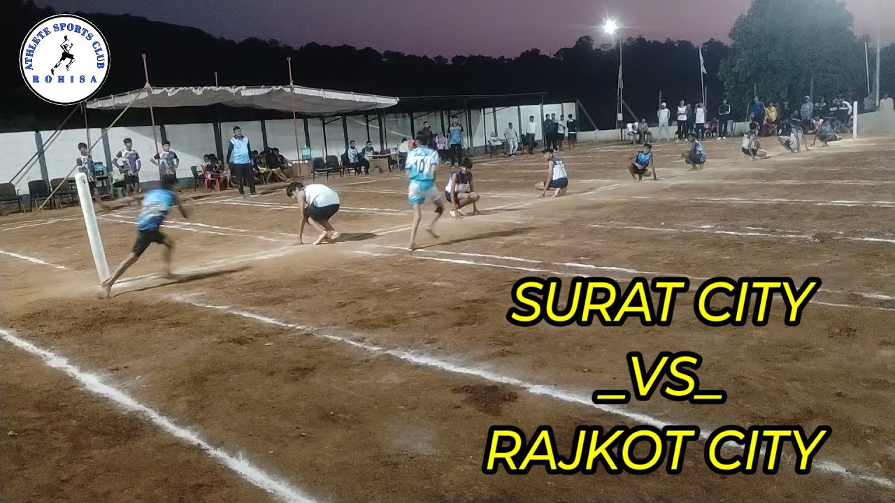 Surat City vs Rajkot city/U.17 BOYS_KHO_KHO#sports_club_rohisa
