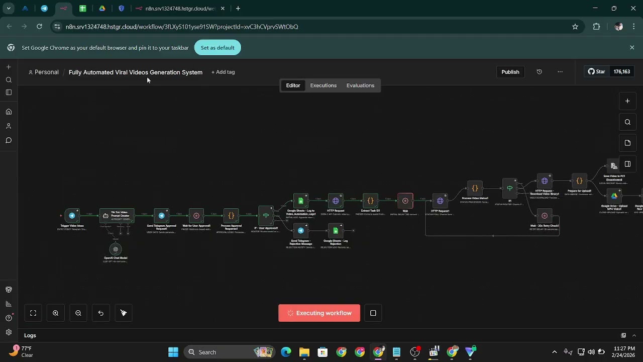 Fully Automated AI Video Generation Pipeline (n8n)