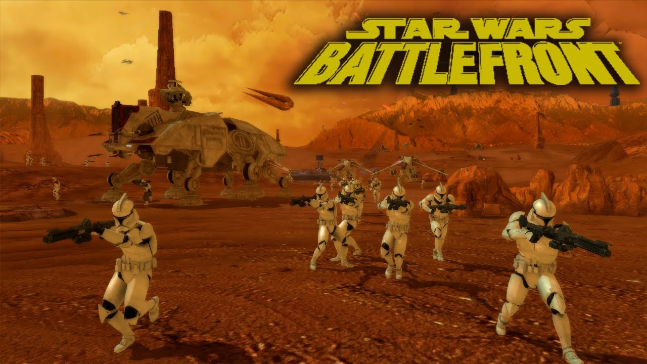 STAR WARS Battlefront 2004 Geonosis Spire REPUBLIC SIDE Antstafer's Enhanced Gameplay & Graphics Mod