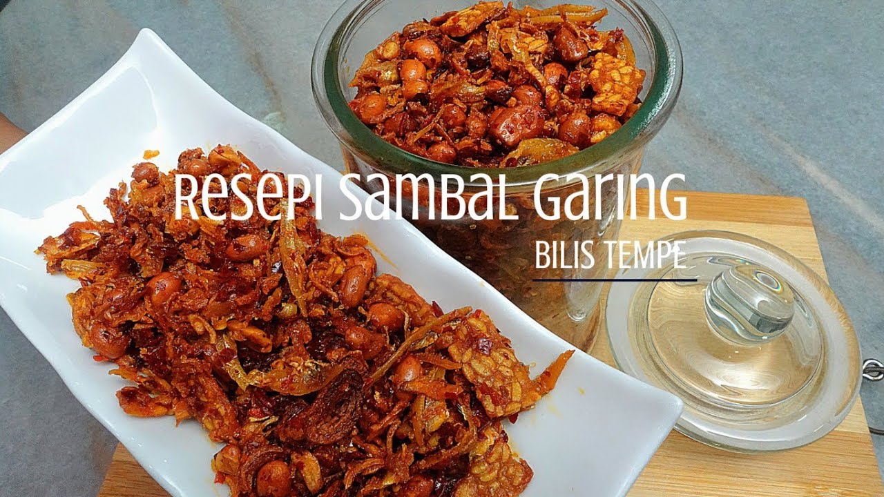 Resepi Sambal Garing Bilis Tempe || Idea Untuk Berniaga Tutorial Lengkap