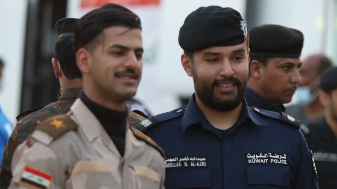 لحظة وصول منتخب الكويت الى الحدود العراقية بعد 33 عام من اخر زيارة